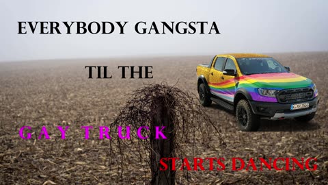 Everybody Gangsta Til The Gay Truck Starts Dancing