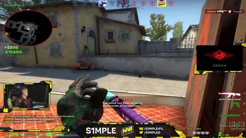 s1mple FPL 1v5