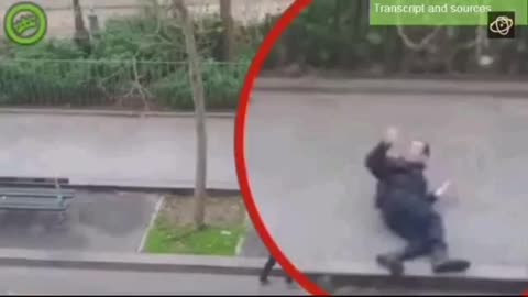 Ahmed Merabet fake death during Charlie Hebdo terrorist attacks