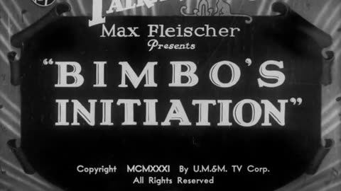 Betty Boop Bimbo's Initiation 1932 HD