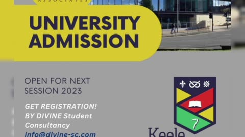 Keele University UK Admission Open 2024