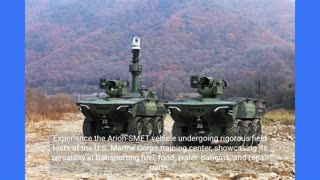 U.S. Marines Evaluate South Korea's New Robotic Combat Vehicle