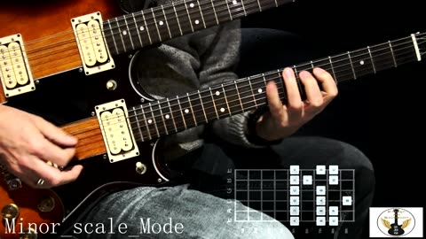 The Aeolian mode (minor) scale