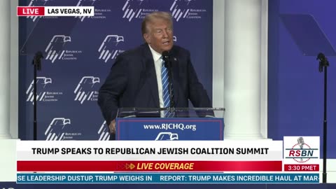 FULL SPEECH: Trump headlines Republican Jewish Coalition Summit in Las Vegas, Nevada - 10/28/23