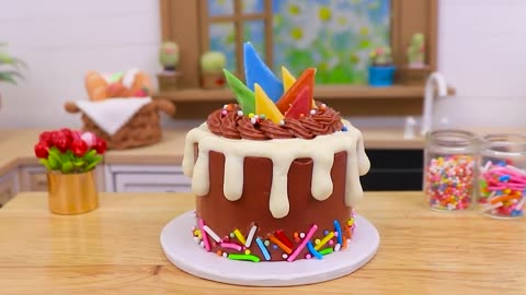 Miniature OREO Cake 🍫🎂 Delicious Miniature Oreo Chocolate Heart Cake Recipe Ideas 🌈Miniature Cake