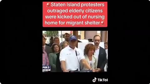 Protesters Complain about Senior Home going to Migrants