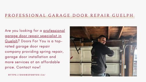 Professional Garage Door Repair Guelph