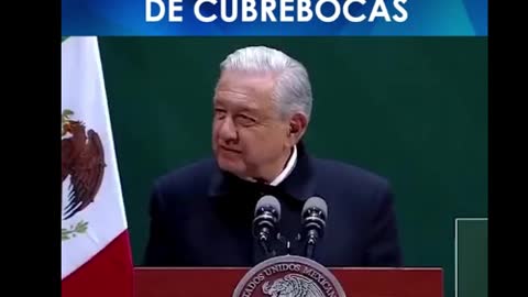 AMLO Andres Manuel Lopez Obrador descarta la utilizacion del bozal, cubrebocas, mascarilla, barbijo