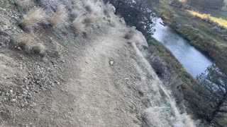 Climbing Down – Smith Rock State Park – Central Oregon