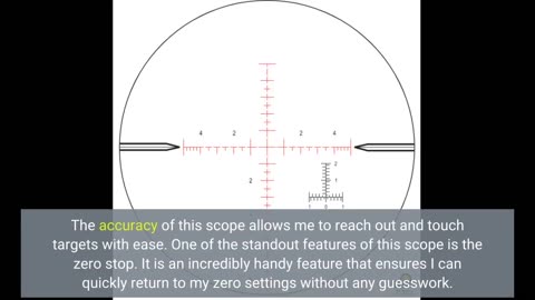 Honest Feedback: NightForce NXS 5.5-22x56mm Scope, ZeroStop .250 MOA Illuminated Moar Reticle (...