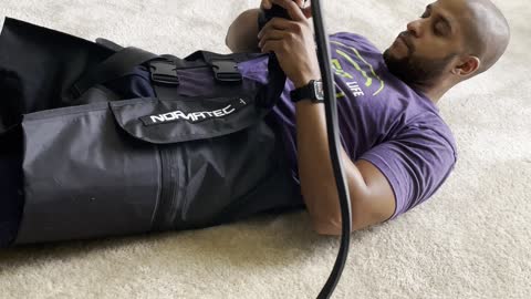 Using The Normatec 2.0 Hip Compression System From Stabil FIT Life #StabilFITLife