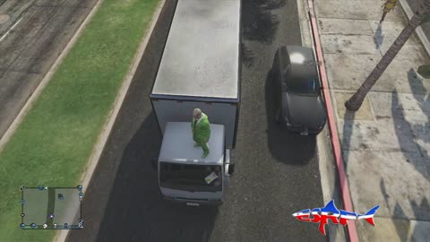 GTA 5 online glitch"Bunny hop a truck"