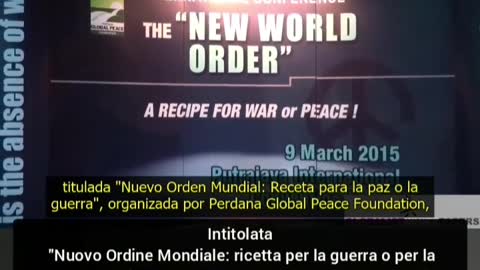 Dr. Mahathir Mohamad, ex primo ministro della Malasia 2015, NWO e Genocid@.