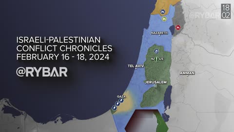 ❗️🇮🇱🇵🇸🎞 Highlights of the Israeli-Palestinian Conflict on February 16-18, 2024