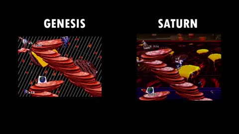 Sega Genesis Vs Sega Saturn - Earthworm Jim 2_Cut