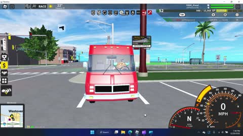 (217) Detroit Diesel RV Ride 8 speed manual in Ultimate Driving Roblox (with me talking)
