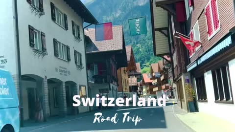 "Scenic Swiss Drive: Exploring Brienz to Interlaken on a Picturesque Road Trip"