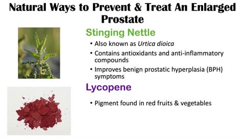 How to Treat An Enlarged Prostate (Benign Prostatic Hyperplasia): 12 Natural Treatments