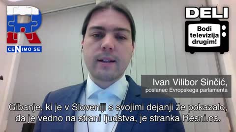 Absolutna podpora evropskih poslancev stranki Resni.ca