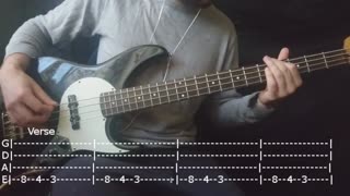 Marilyn Manson - Sweet Dreams Bass Cover (Tabs)