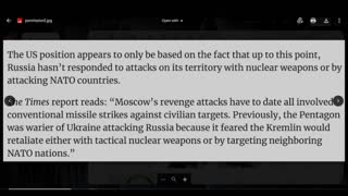 Insanity -- U.S. 'Green Lighting" Ukraine Strikes Inside Russia?