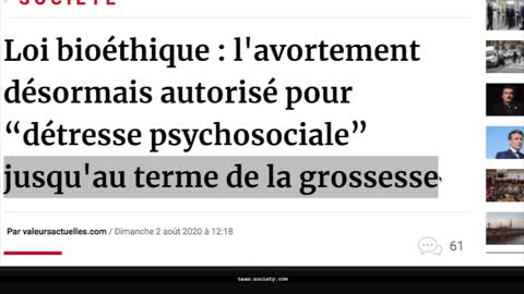 🔴FSOCIETY - Loi Bioéthique - IVG à 9 mois possible ! TELECHARGEMENT DU 04 08 2020