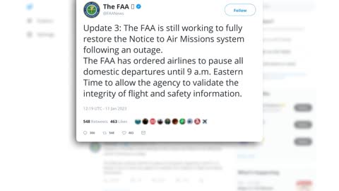 FAA system outage is causing flight disruptions across the US