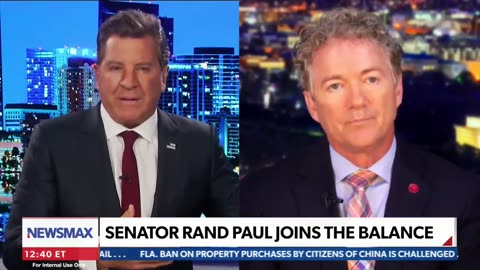 Dr. Rand Paul Joins The Balance with Eric Bolling on Newsmax - July 18, 2023
