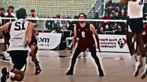 Amazing volleyball hit #shorts #viralvideo #trending #volleyball