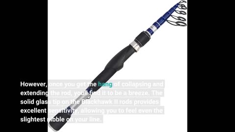 Buyer Feedback: KastKing Blackhawk II Telescopic Fishing Rods, Graphite Rod Blanks & Durable So...