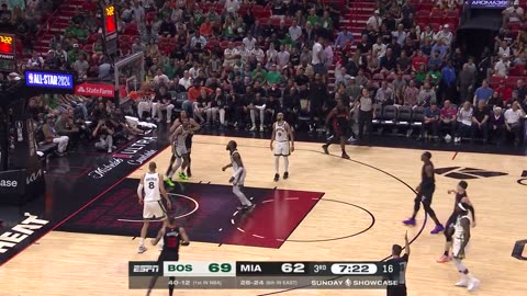 NBA - Tyler Herro's triple closes the 13-2 🎯 Heat-Celtics