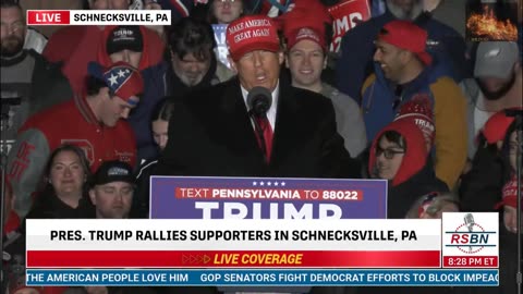President Trump Rally in Schnecksville, PA April 13 2024