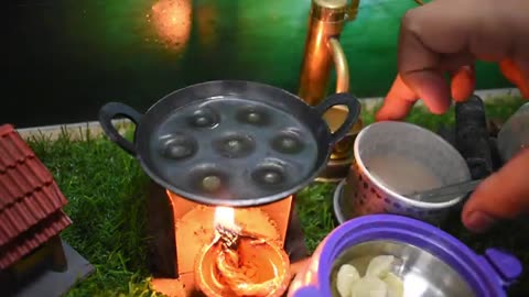 kaara paniyaram & inipu paniyaram | miniature cooking 🍳