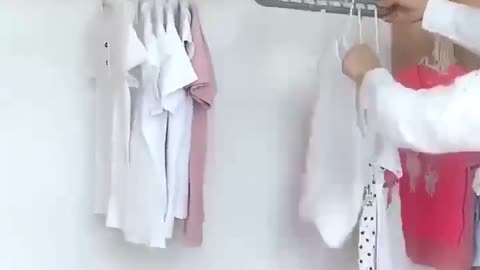 Space Saving Multi-Hole Clothes Hanger