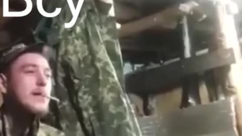 18+ (graphic) Ukrainian soldier commits suicide