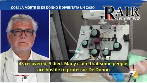 Dr. Giuseppe De Donno: Pioneer of Hyperimmune Plasma Treatment for Covid Dies Suspiciously