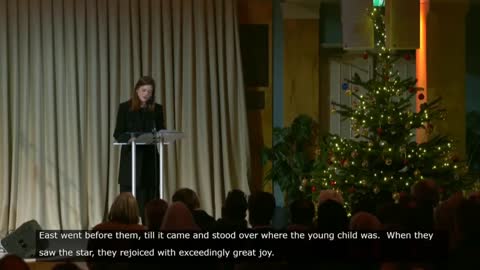 Rose Leslie at MS Society UK's 2022 Christmas Carol Concert