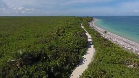 Sea waves & beach drone video | Free HD Video - no copyright