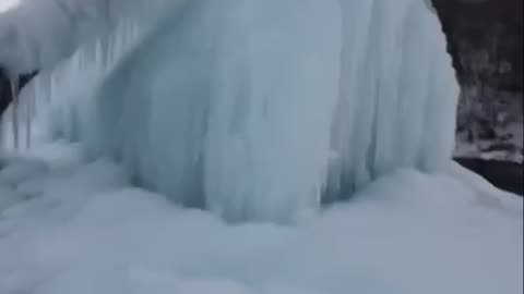 2023年1月22日支笏湖氷まつりの氷像破壊