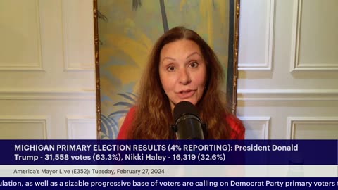 America's Mayor Live (E352): ELECTION 2024—Michigan Presidential Primary Results