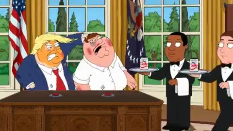 FIGHT - Donald Trump VS Peter Griffin in animation