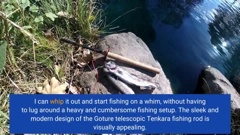 Buyer Comments: GotureTelescopic Tenkara Fishing RodUltralight Travel Fishing Rod,Portable...