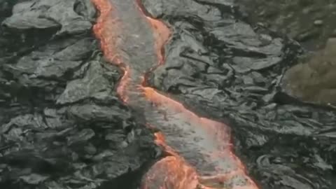 amazing the most active lava river mountain tour 🌋💥.