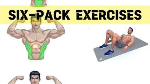 6-Pack Exercises at Home #homeworkout #sixpackabs #athomefitness #fitnessjourney #shorts #abs