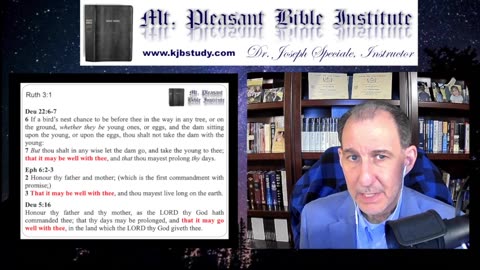 Mt. Pleasant Bible Institute (08/07/23)- Ruth 3:1-9