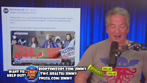 "Aww you stabbed me!", lying, hoaxing, dramatic, Yale, Zionist b**ch says ▮Jimmy Dore