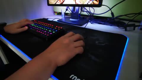 Extended RGB Gaming Mouse Pad,