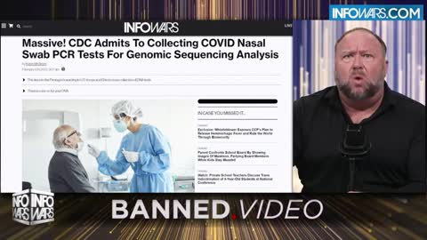 Massive! CDC Admits To Collecting COVID Nasal Swab PCR Tests For Genomic Sequencing Analysis