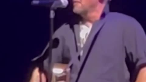 What A jerk~John Mellencamp storms off stage after fans did not want to hear him promoting Joe Biden!!