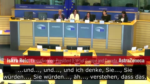 Big Pharma's attempts to evade our questions in the official EU COVID investigation committee with empty phrases and excuses have now come to an end. Top manager of AstraZeneca tries the same trick,